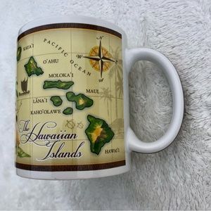 Maui Hawaii Island Treasures Hawaiian Vintage map coffee mug Cup